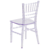 HERCULES Child Size Transparent Chiavari Chair – Durable Resin Kids Chair for Weddings, Parties & Everyday Use