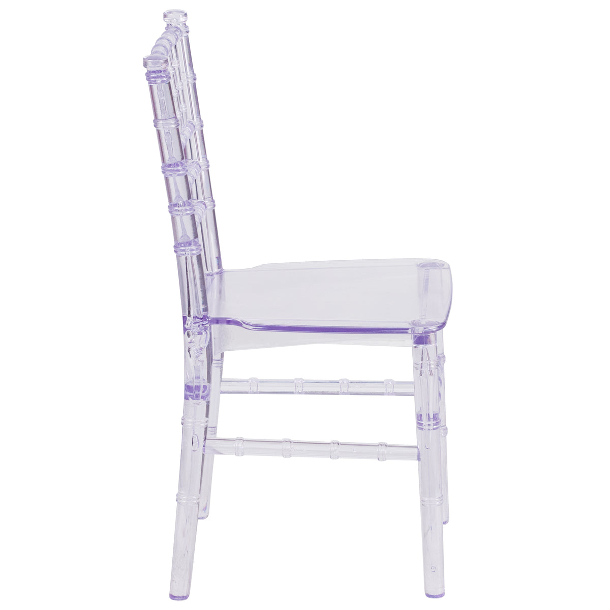 HERCULES Child Size Transparent Chiavari Chair – Durable Resin Kids Chair for Weddings, Parties & Everyday Use