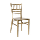 HERCULES Child Size Gold Chiavari Chair – Durable Resin Kids Chair for Weddings, Parties & Everyday Use