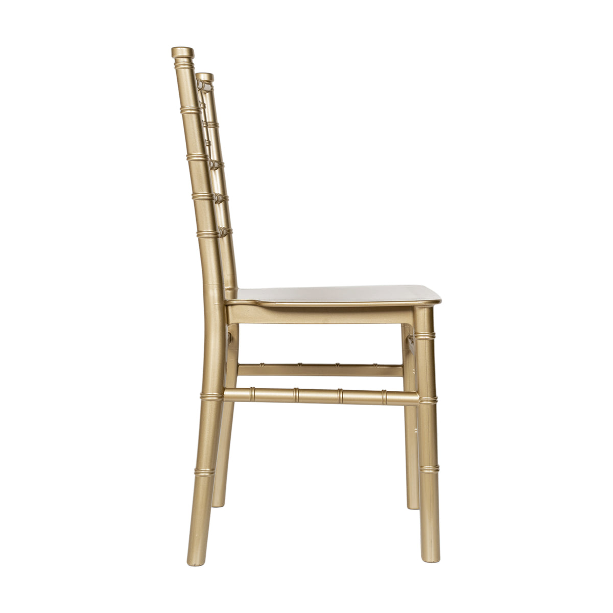 HERCULES Child Size Gold Chiavari Chair – Durable Resin Kids Chair for Weddings, Parties & Everyday Use
