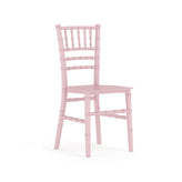 HERCULES Child Size Pink Chiavari Chair – Durable Resin Kids Chair for Weddings, Parties & Everyday Use