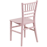 HERCULES Child Size Pink Chiavari Chair – Durable Resin Kids Chair for Weddings, Parties & Everyday Use