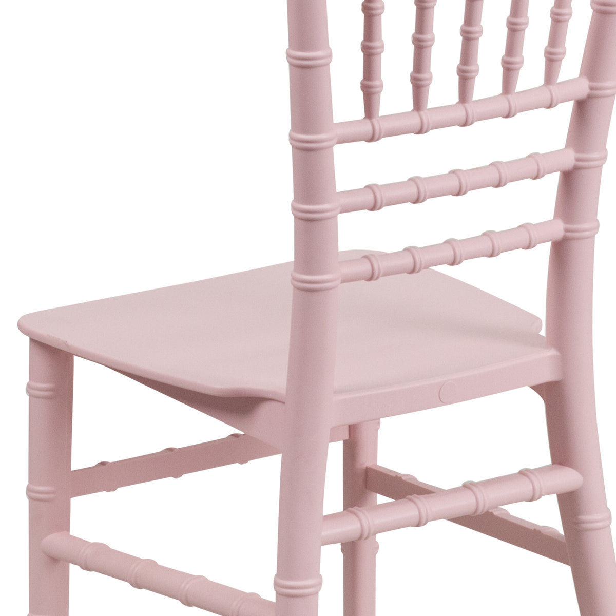 HERCULES Child Size Pink Chiavari Chair – Durable Resin Kids Chair for Weddings, Parties & Everyday Use