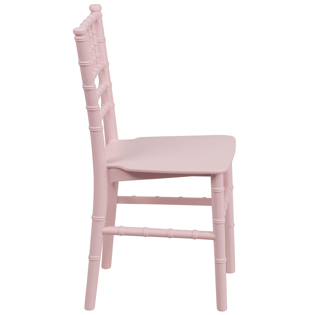 HERCULES Child Size Pink Chiavari Chair – Durable Resin Kids Chair for Weddings, Parties & Everyday Use
