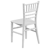 HERCULES Child Size White Chiavari Chair – Durable Resin Kids Chair for Weddings, Parties & Everyday Use