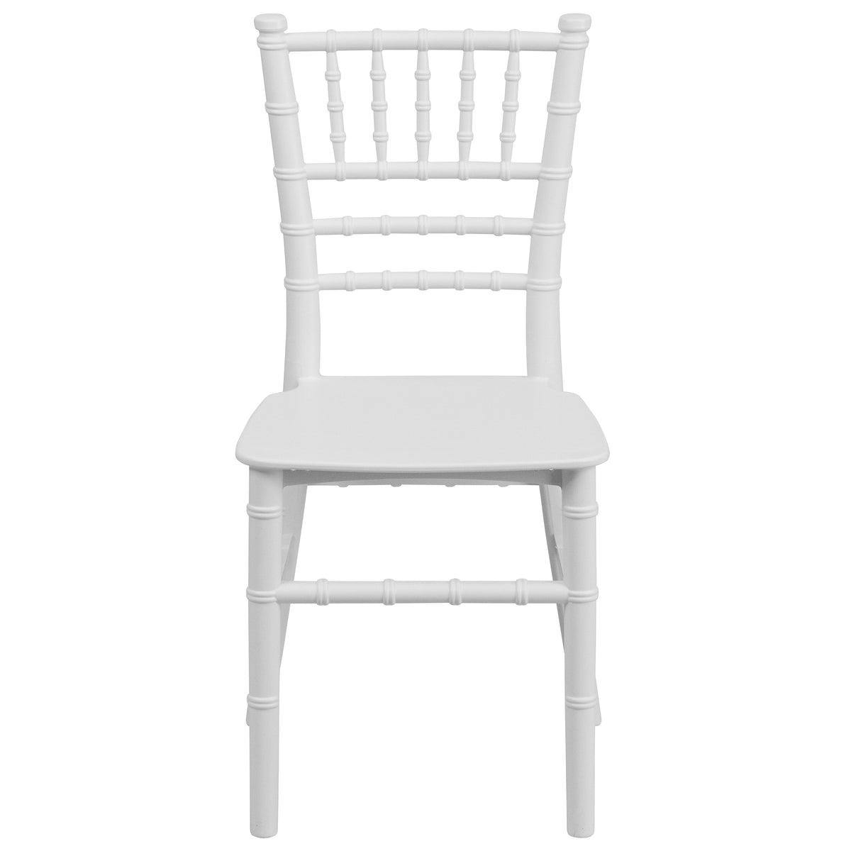 HERCULES Child Size White Chiavari Chair – Durable Resin Kids Chair for Weddings, Parties & Everyday Use
