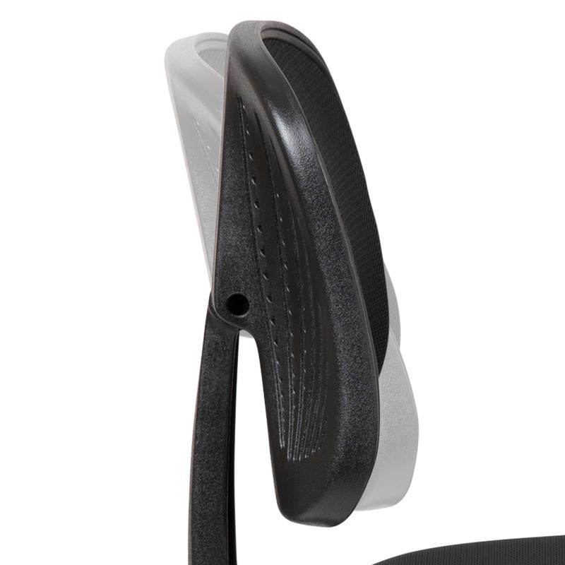 Fundamentals Mid-Back Black Mesh Swivel Task Office Chair with Pivot Back