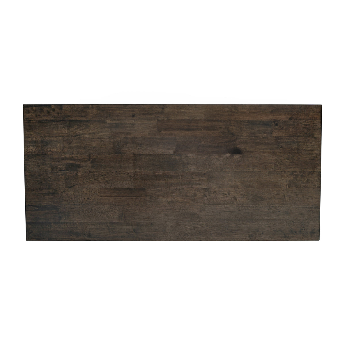 Jasper Farmhouse Style Solid Wood Coffee Table with Traditional X-Frame Design and Lower Shelf in Dark Gray