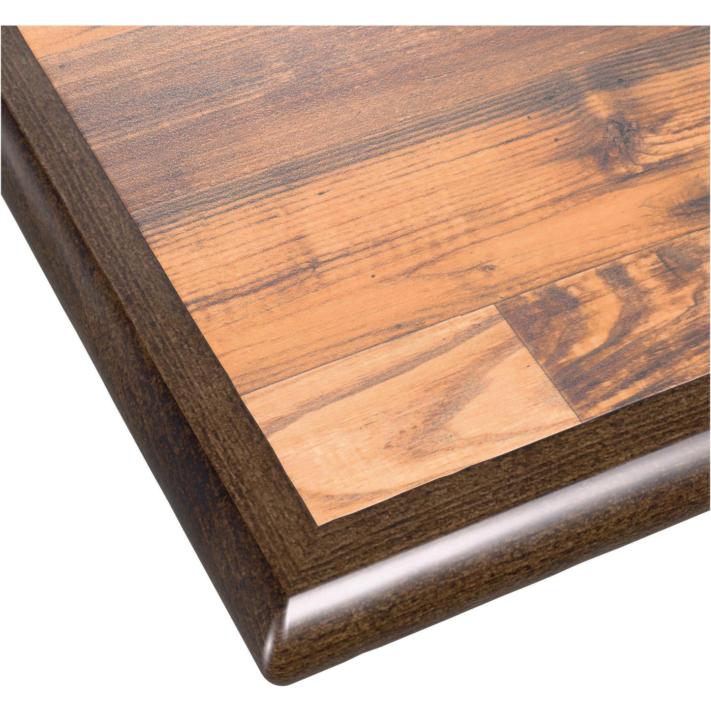 Custom Laminated Restaurant Table Top with an Inlay Wood Edge19e804fcc3872991b5