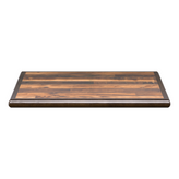 Custom Laminated Restaurant Table Top with an Inlay Wood Edge19e804fcc383178531