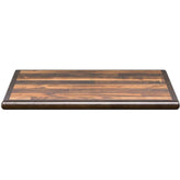 Custom Laminated Restaurant Table Top with an Inlay Wood Edge19e804fcc383178531