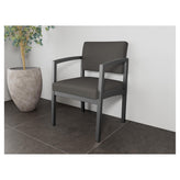Lenox Steel Waiting Reception Guest Chair Metal Frame