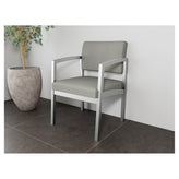 Lenox Steel Waiting Reception Guest Chair Metal Frame