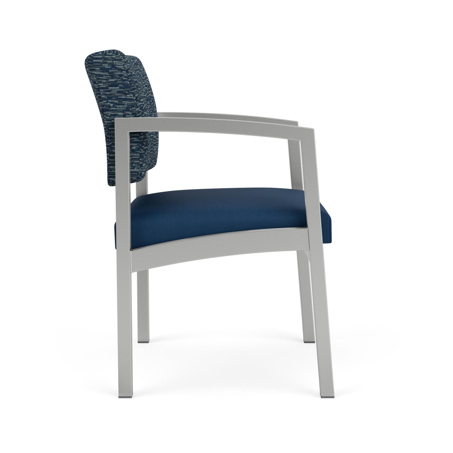 Lenox Steel Waiting Reception Guest Chair Metal Frame