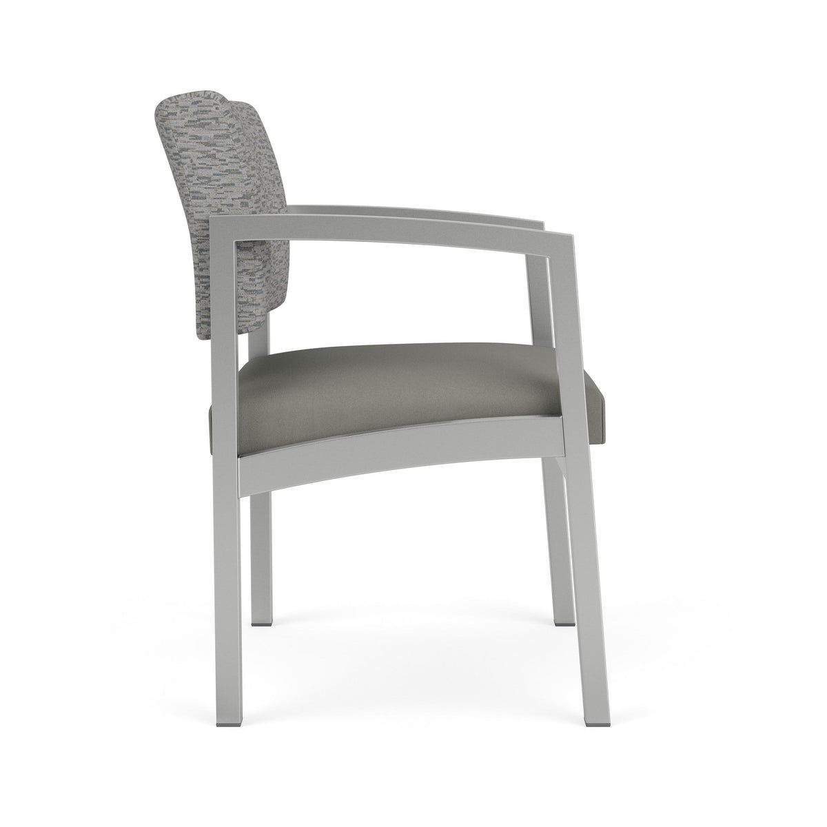Lenox Steel Waiting Reception Guest Chair Metal Frame