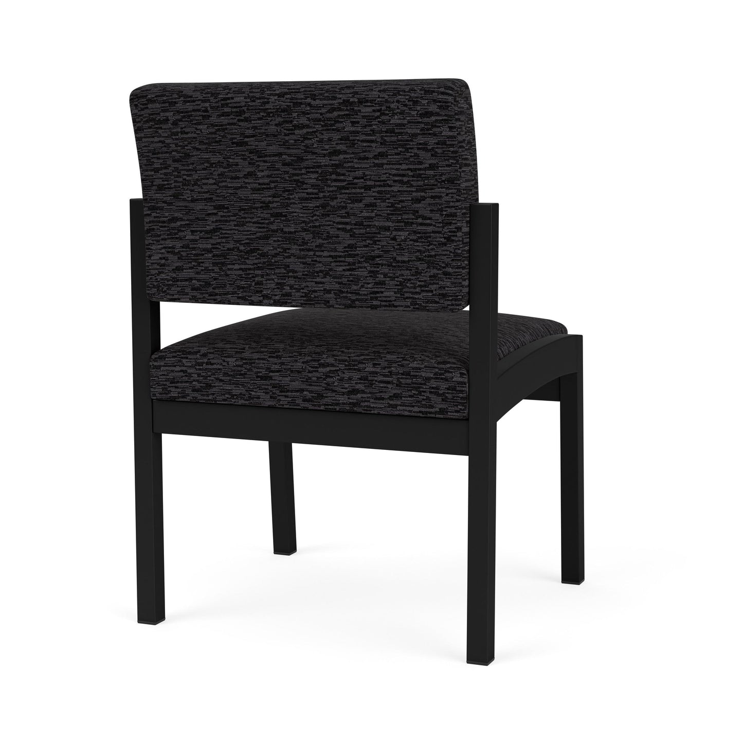 Lenox Steel Waiting Reception Armless Guest Chair Metal Frame