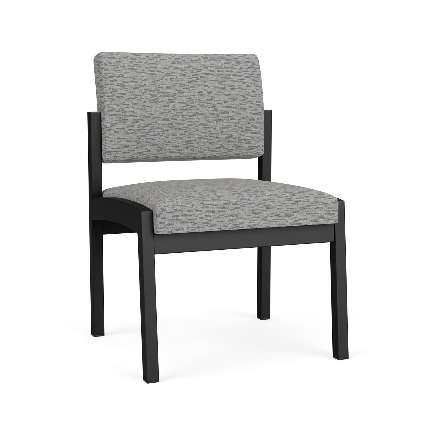 Lenox Steel Waiting Reception Armless Guest Chair Metal Frame