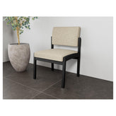 Lenox Steel Waiting Reception Armless Guest Chair Metal Frame
