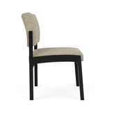 Lenox Steel Waiting Reception Armless Guest Chair Metal Frame