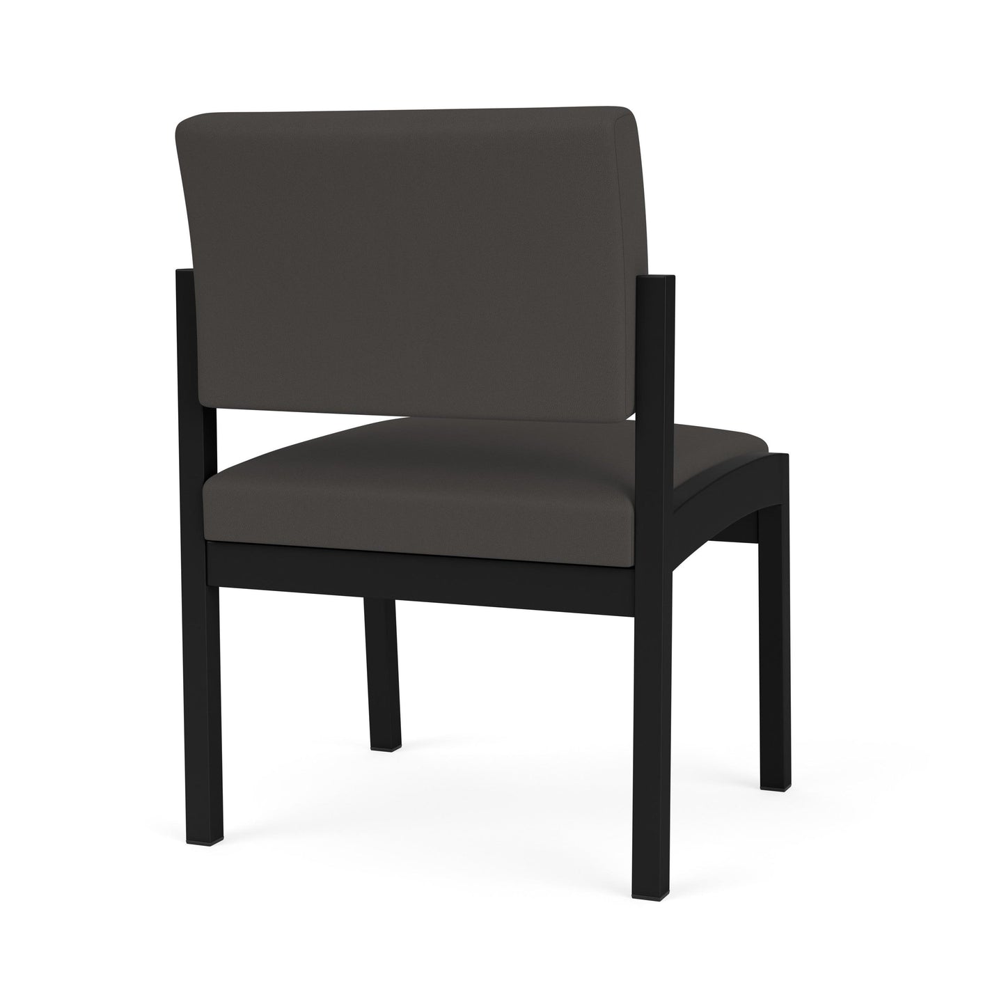 Lenox Steel Waiting Reception Armless Guest Chair Metal Frame