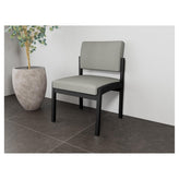 Lenox Steel Waiting Reception Armless Guest Chair Metal Frame