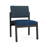 Lenox Steel Waiting Reception Armless Guest Chair Metal Frame