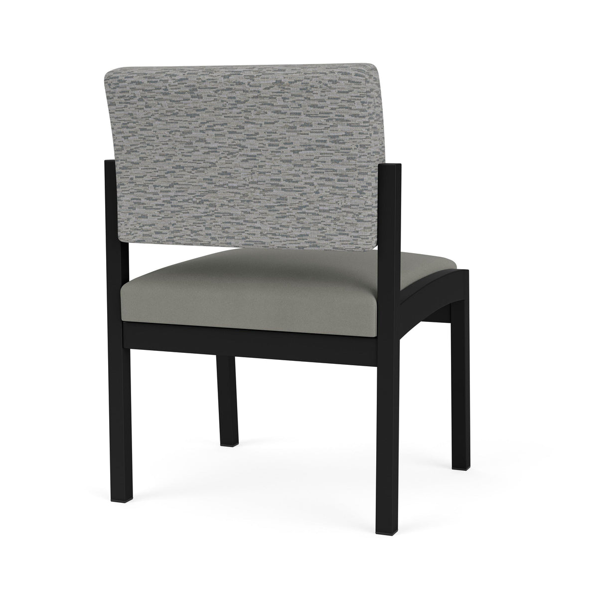 Lenox Steel Waiting Reception Armless Guest Chair Metal Frame