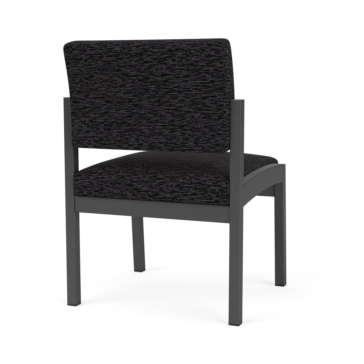 Lenox Steel Waiting Reception Armless Guest Chair Metal Frame