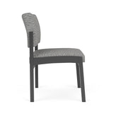 Lenox Steel Waiting Reception Armless Guest Chair Metal Frame