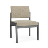 Lenox Steel Waiting Reception Armless Guest Chair Metal Frame