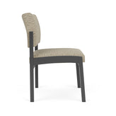 Lenox Steel Waiting Reception Armless Guest Chair Metal Frame