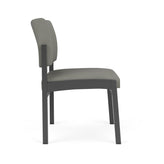 Lenox Steel Waiting Reception Armless Guest Chair Metal Frame