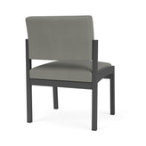 Lenox Steel Waiting Reception Armless Guest Chair Metal Frame
