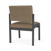 Lenox Steel Waiting Reception Armless Guest Chair Metal Frame