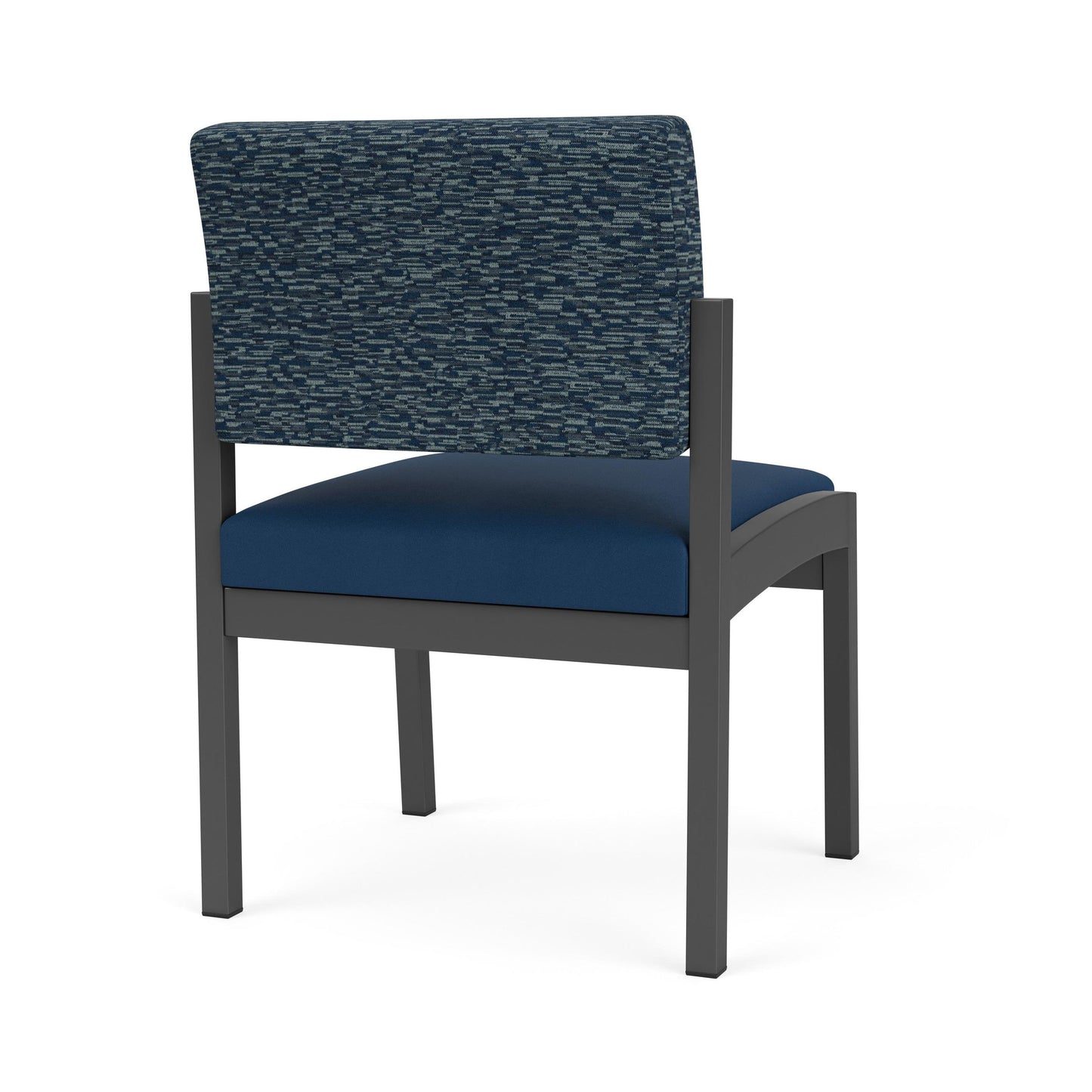 Lenox Steel Waiting Reception Armless Guest Chair Metal Frame