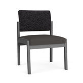 Lenox Steel Waiting Reception Armless Guest Chair Metal Frame