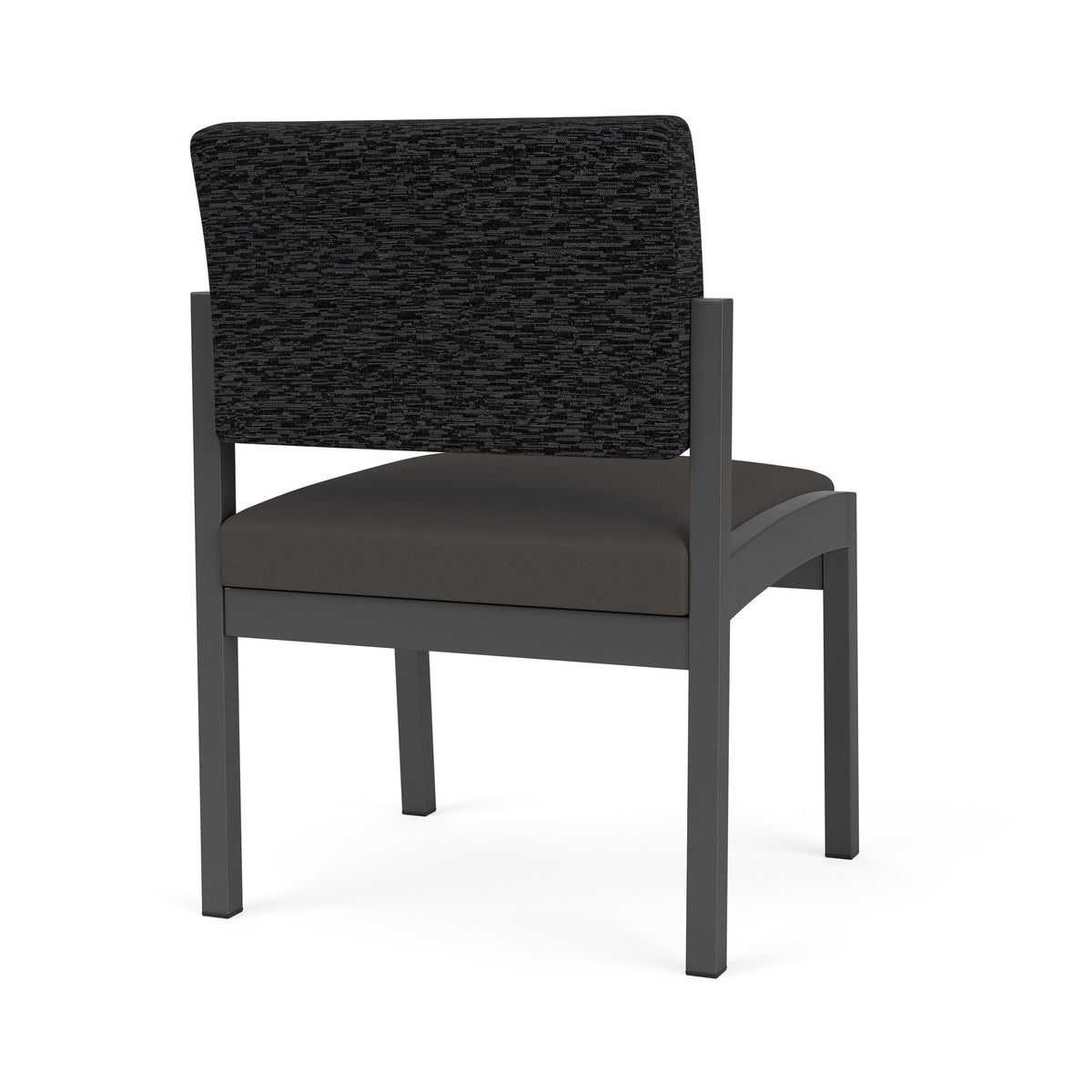 Lenox Steel Waiting Reception Armless Guest Chair Metal Frame