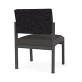 Lenox Steel Waiting Reception Armless Guest Chair Metal Frame