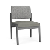 Lenox Steel Waiting Reception Armless Guest Chair Metal Frame