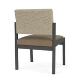 Lenox Steel Waiting Reception Armless Guest Chair Metal Frame