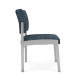 Lenox Steel Waiting Reception Armless Guest Chair Metal Frame