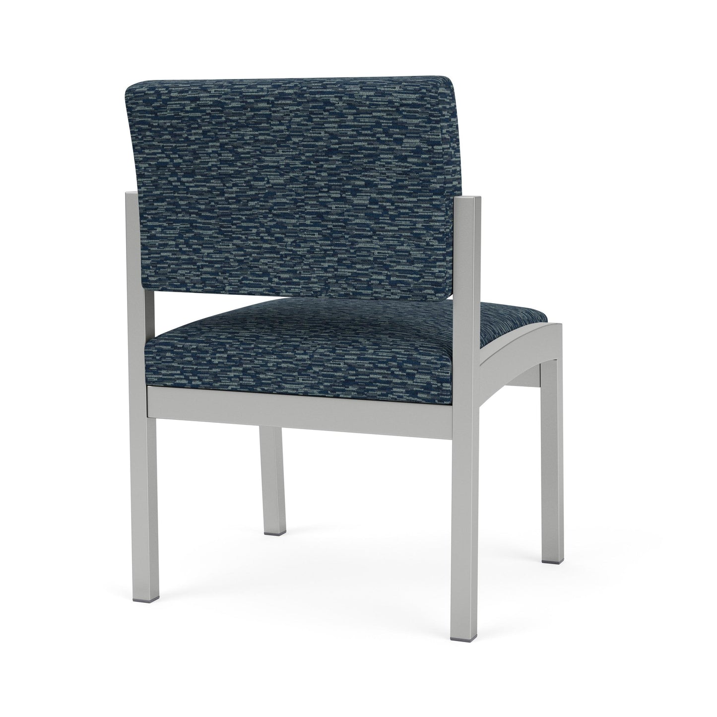 Lenox Steel Waiting Reception Armless Guest Chair Metal Frame