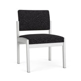 Lenox Steel Waiting Reception Armless Guest Chair Metal Frame