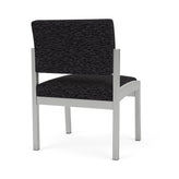 Lenox Steel Waiting Reception Armless Guest Chair Metal Frame