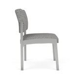 Lenox Steel Waiting Reception Armless Guest Chair Metal Frame