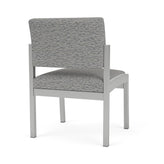Lenox Steel Waiting Reception Armless Guest Chair Metal Frame