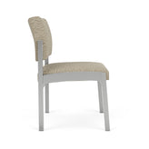 Lenox Steel Waiting Reception Armless Guest Chair Metal Frame