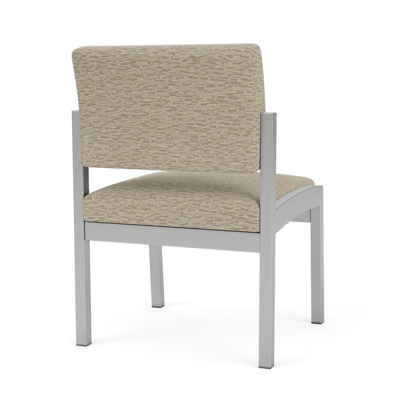 Lenox Steel Waiting Reception Armless Guest Chair Metal Frame