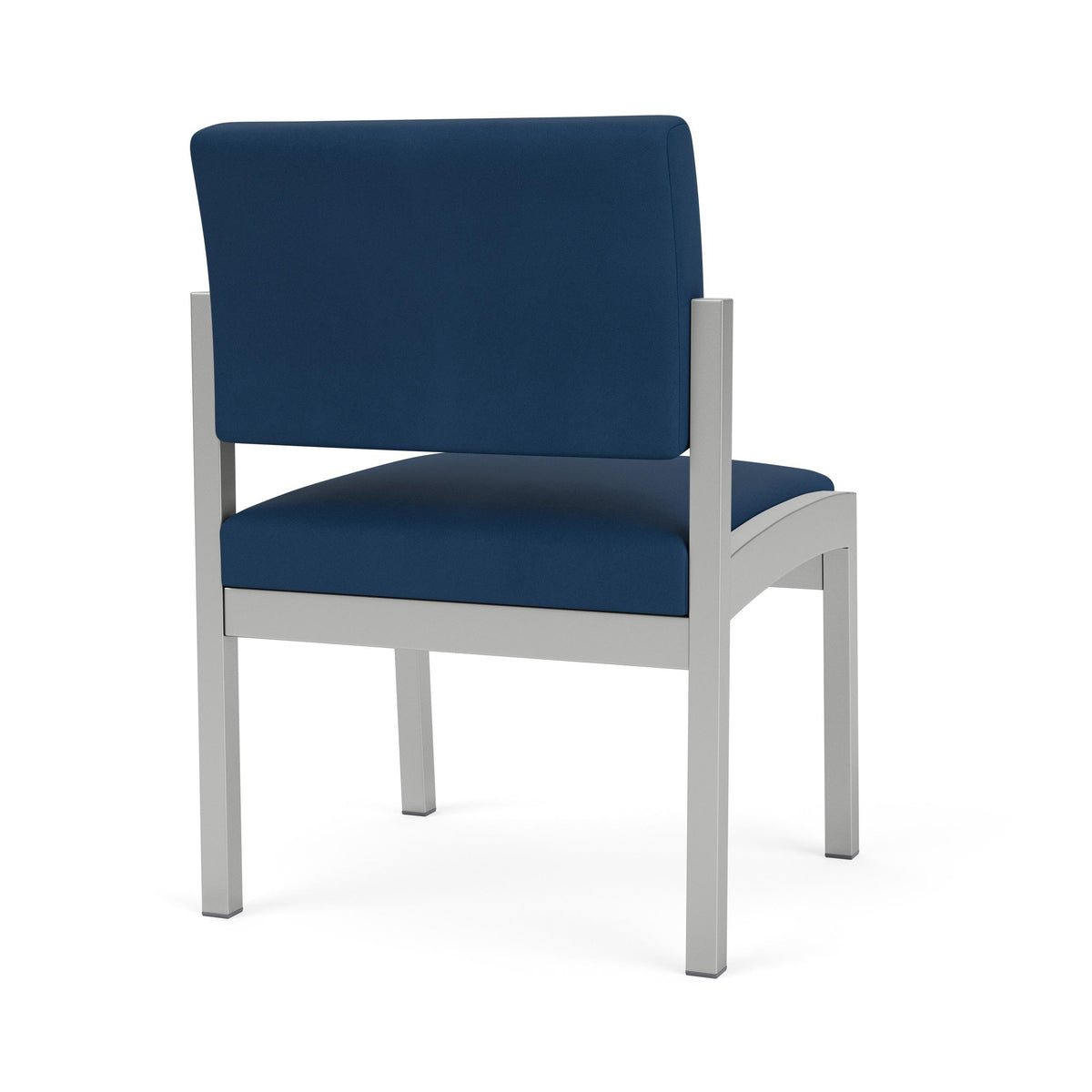 Lenox Steel Waiting Reception Armless Guest Chair Metal Frame
