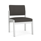 Lenox Steel Waiting Reception Armless Guest Chair Metal Frame